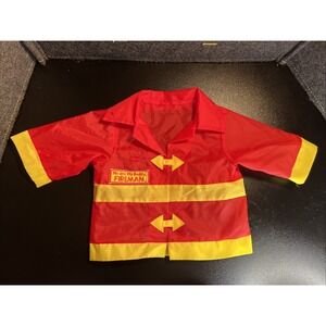 Vintage Playskool‎ Me and My Buddy Fireman Coat Jacket My Buddy Doll 1980s EUC